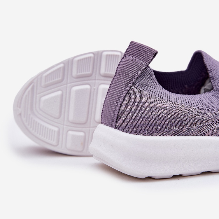 Barns insatta violetta sportskor purpur 2