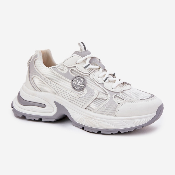 Kvinnors sneakers Big Star RR274A191 Vit 2