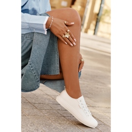Women's Big Star RR274730 White Sneakers vit 4