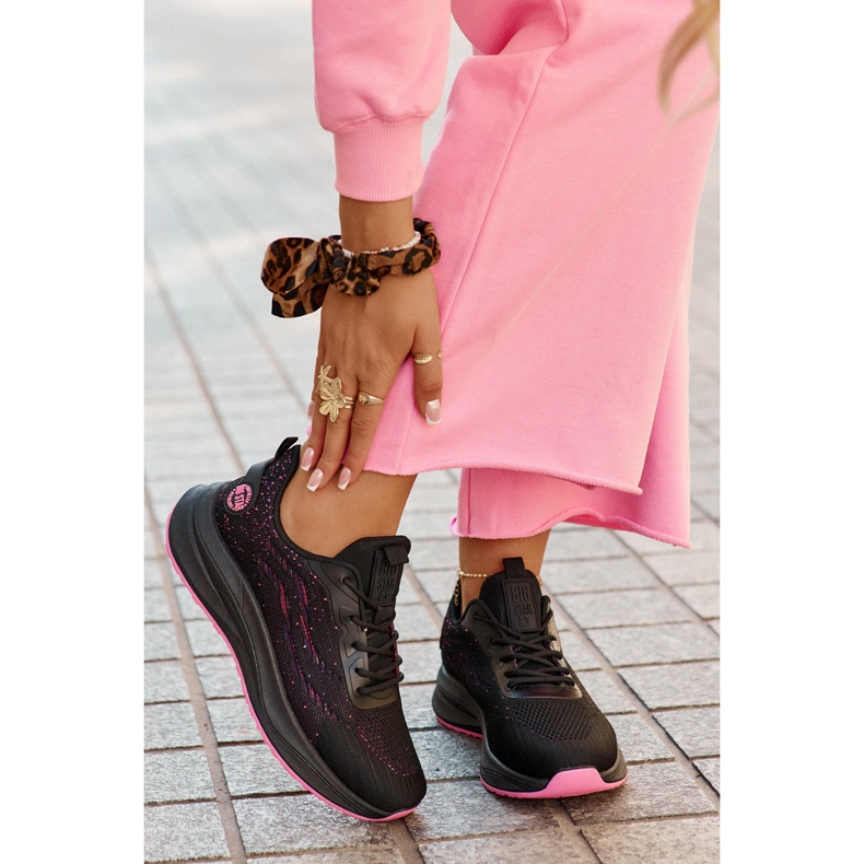 Sportsneakers på Big Star RR274523 Hi-Polish Platform Black System svart 2