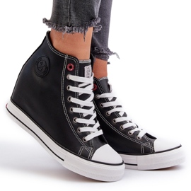Wedge Sneakers för kvinnor Cross Jeans NN2R4005 Svart 6