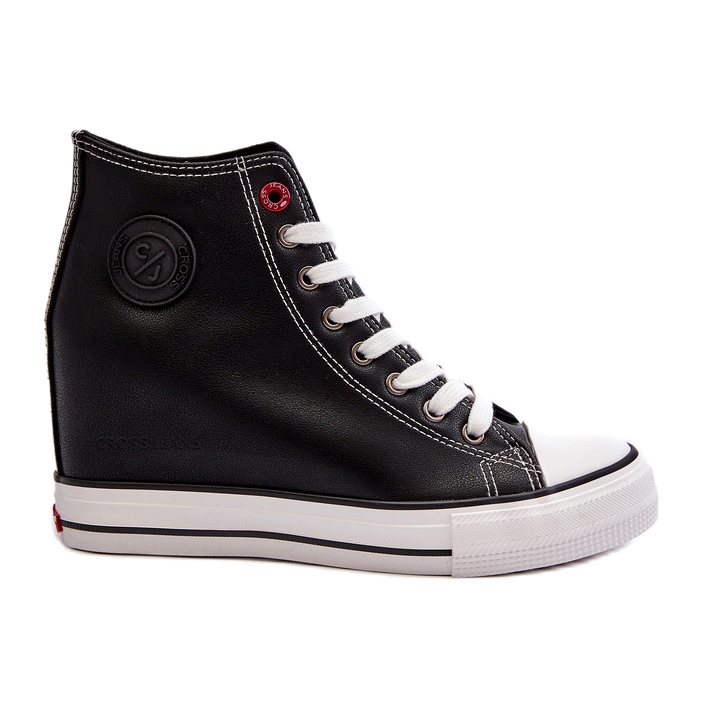 Wedge Sneakers för kvinnor Cross Jeans NN2R4005 Svart 1