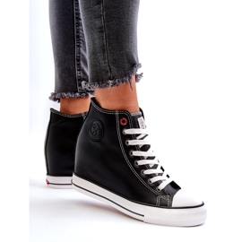 Wedge Sneakers för kvinnor Cross Jeans NN2R4005 Svart 3