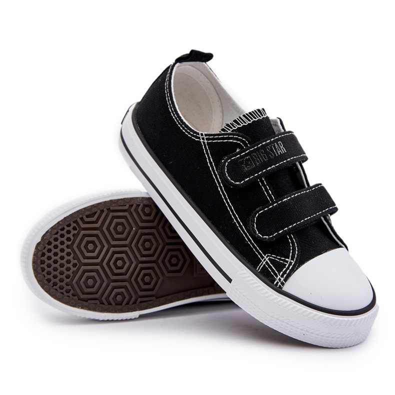 Sneakers med kardborre för barn Big Star OO374008 Svart 5