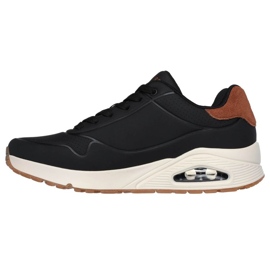 Skechers Uno Passar på luft 183004-BLK-skor svart 2