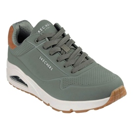 Skechers Uno Passar på Air 183004-OLV-skor grön 1