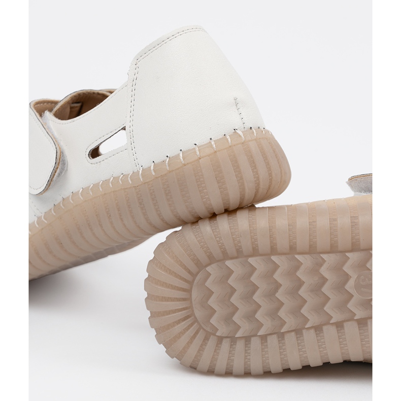 Seastar Kvinnors OpenWork -skor med kardborrband vit 2
