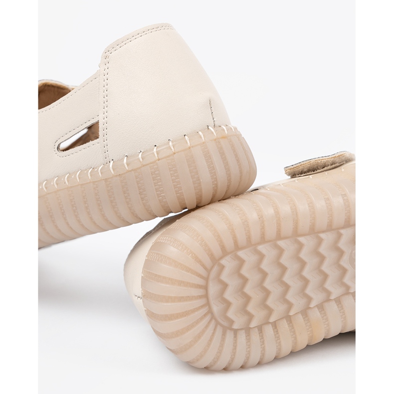 Seastar Kvinnors Openwork -skor med beige 2