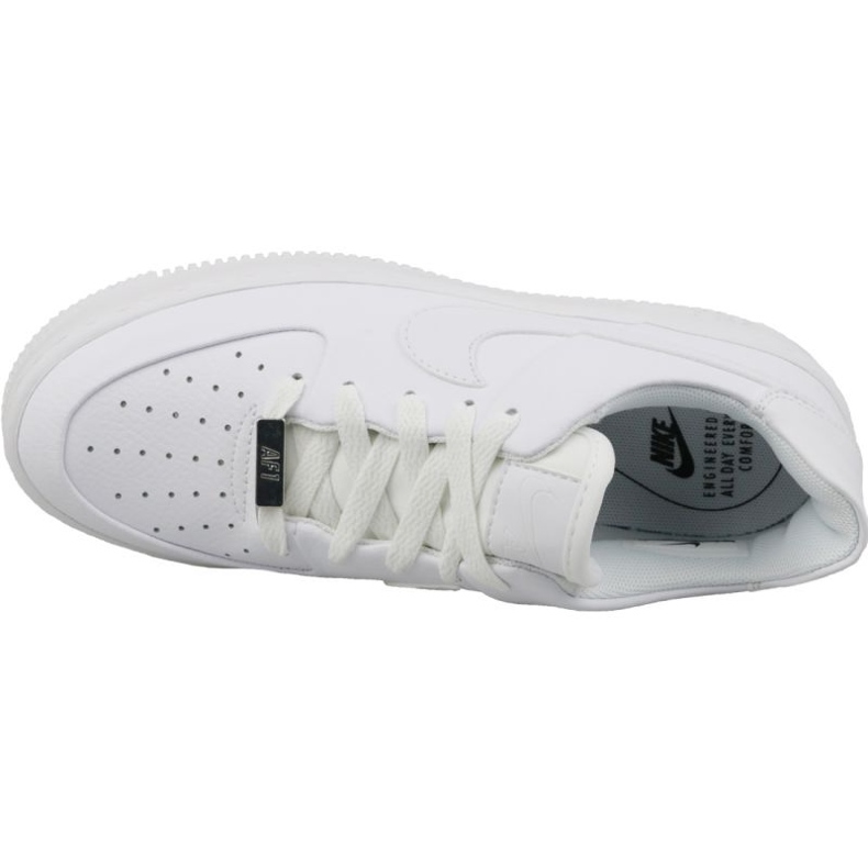 Nike Air Force 1 Sage Low AR5339-100 vita läderskor 2