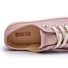 Låga sneakers för kvinnor Big Star NN274270 Rosa 2