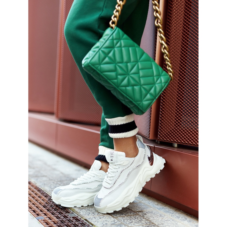 Cross Jeans Kvinnors sportskor korsar jeans II2R4017C VIT 1