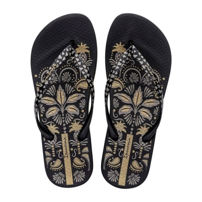 Ipanema flip -flops anat natur VII 83650 BD575 svart 1