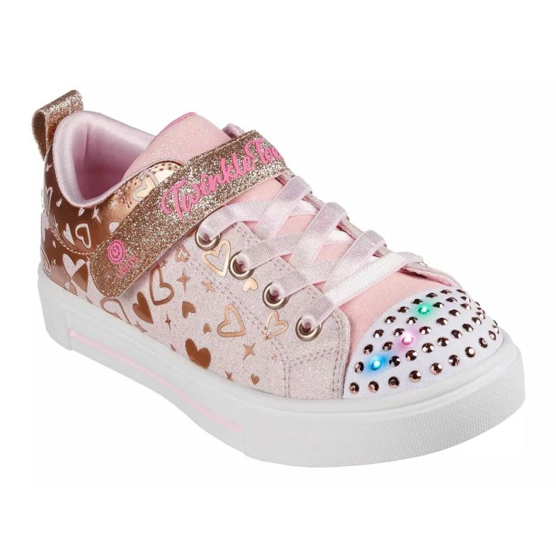 Skechers s Lights® Twinke Sparks Heather Charm 314787l-lprg lt skor rosa 1