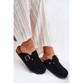 Kvinnors mocka flip -flops med Big Star RR274A384 Black Blame Clamp svart 6