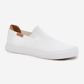 Slip-On Big Star RR274717 Kvinnors sneakers vit 2