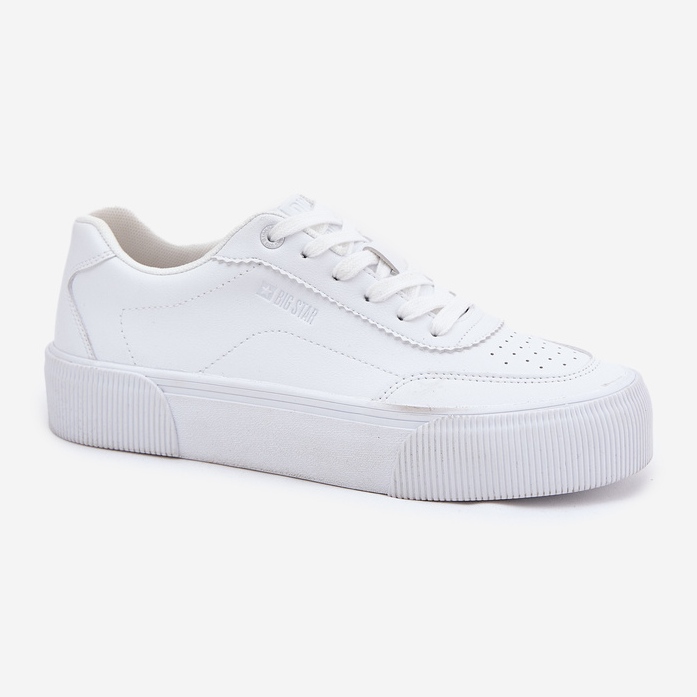 Låg Eco Leather Sneakers Big Star RR274303 White vit 2