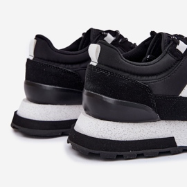 Mäns sneakers på Lee Cooper LCJ-25-03-3378M plattform svart 2