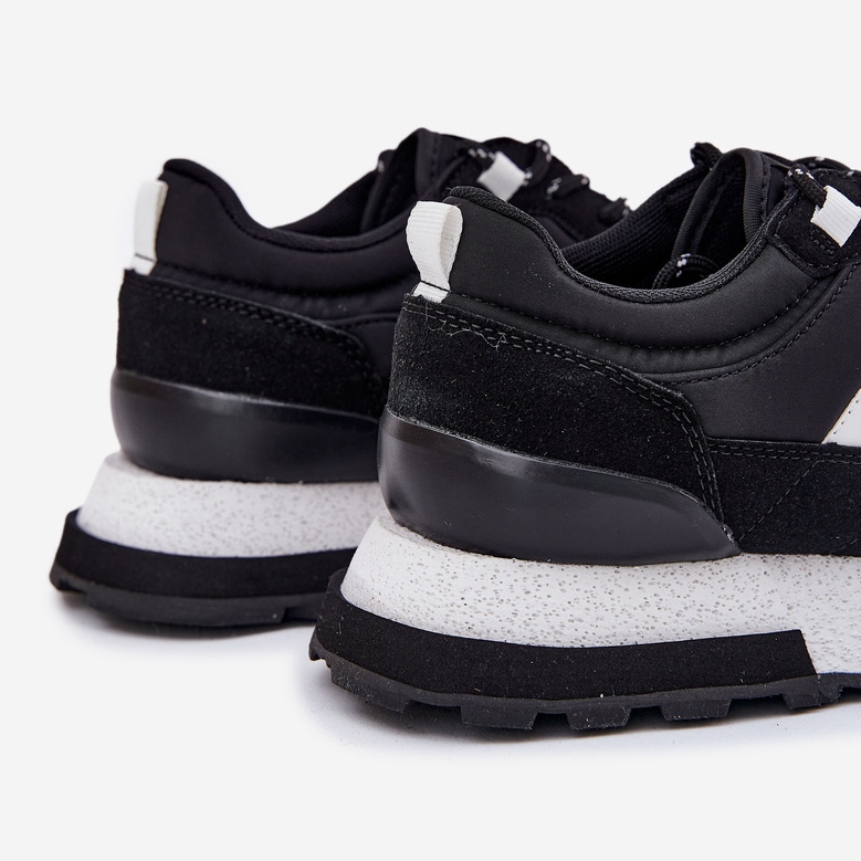 Mäns sneakers på Lee Cooper LCJ-25-03-3378M plattform svart 2