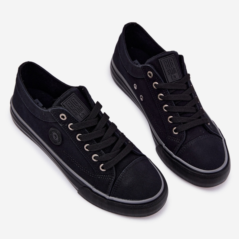 Big Star RR174338 Material Material Sneakers svart 2