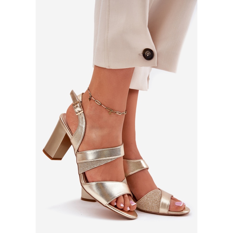 Kvinnors sandaler på Sergio Leone SK866 Post gyllene 1