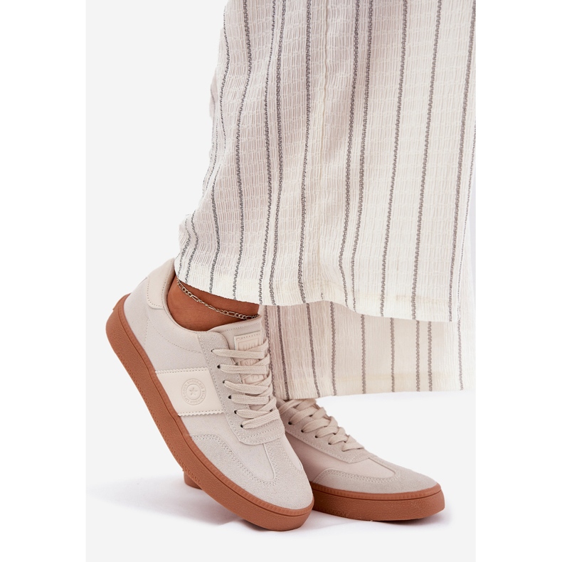 Kvinnors sneakers Big Star RR274806 Beige 1