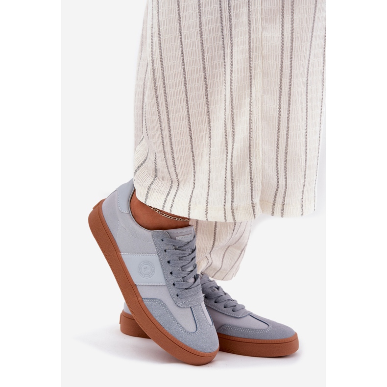 Kvinnors sneakers Big Star RR274805 Blue blå 1