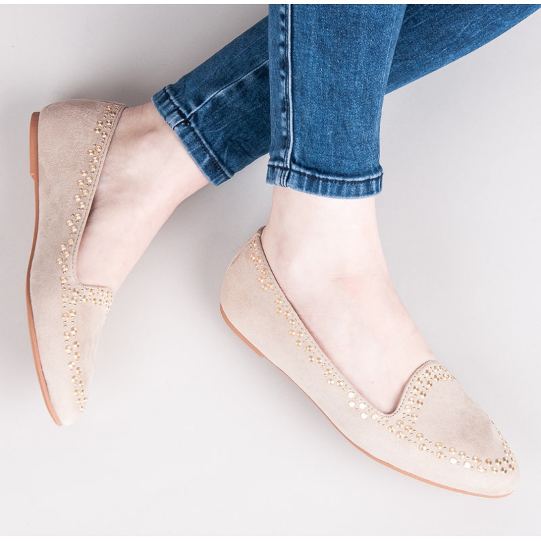 Vices Mocka ballerinor brun 1