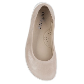 Olivier Barfota kvinnors minimalistiska läderskor slip -in 1771pol rosa satin 10