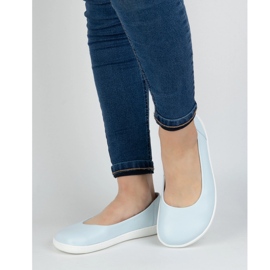 Olivier Barfota kvinnors minimalistskor gled 1771Pol Blue blå 2