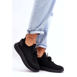 Kvinnors slip -up svarta sportskor 5