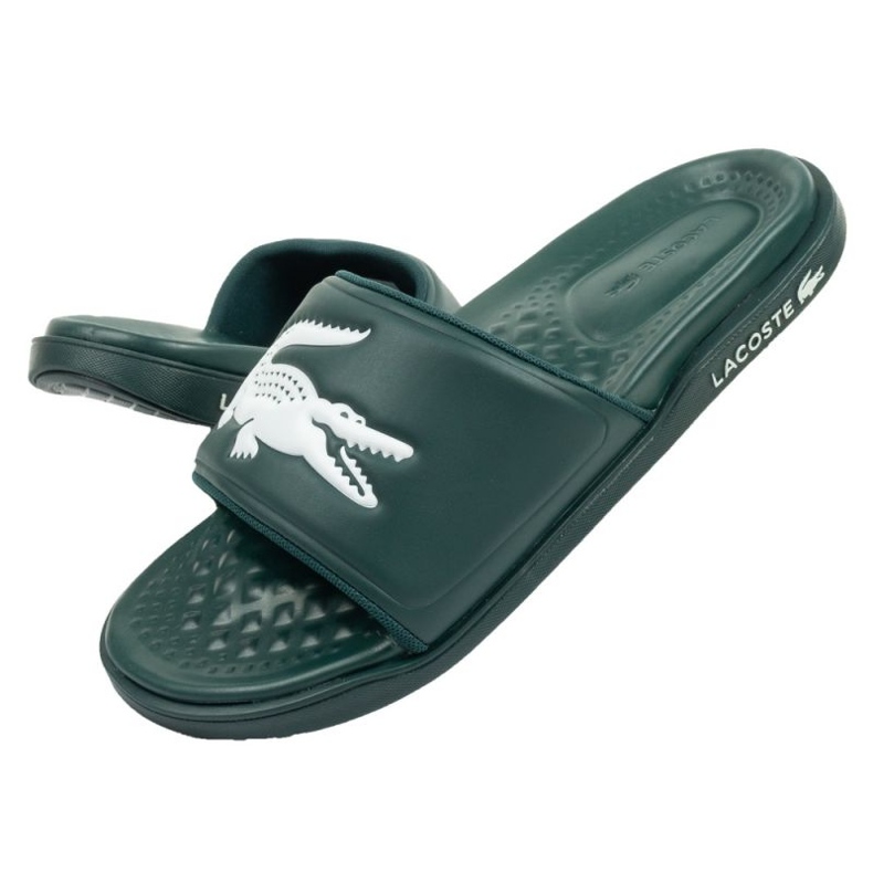 Lacoste Croco Dualiste flipflops 202D2 743CMA00202D2 grön 1