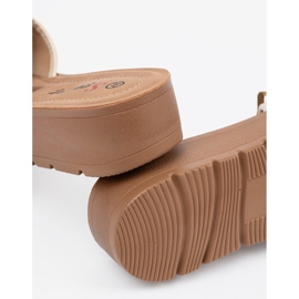 Seastar Flerfärgade kvinnors flip flops med ett spänne mångfärgad 1