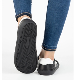 Kvinnors läderskor Joker Blackorwhite Black - Minimalistiska sneakers Olivier svart 2