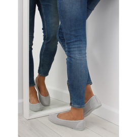 Grå mesh ballerinas JX56 Grå 2