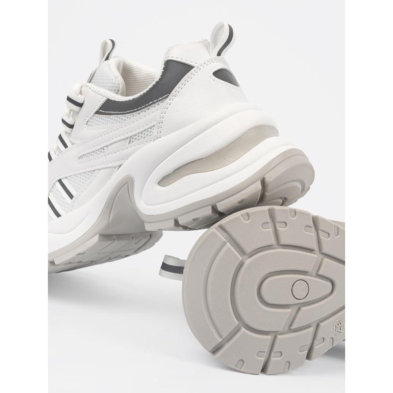 Shelvt Vita platåskor för kvinnor 1