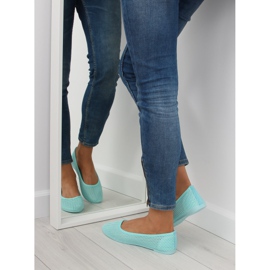 Mint mesh ballerinas JX56 L.GRÖN 2