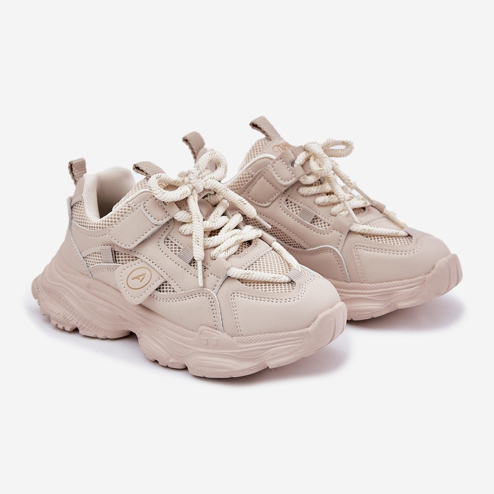 Inna Barns sneakers på plattformen beige 1