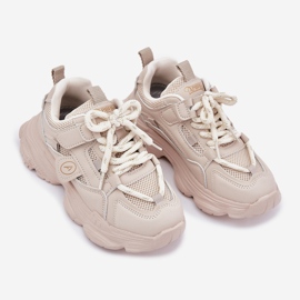 Inna Barns sneakers på plattformen beige 2