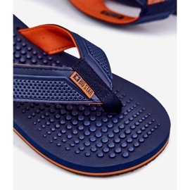 Mäns flip -flops Big Star RR174437 Navy Blue blå 5