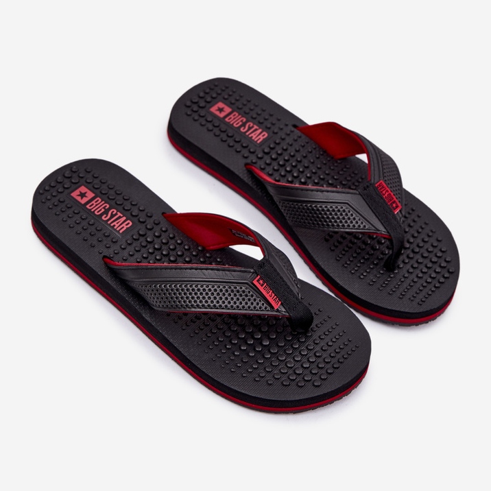 Mäns flip -flops Big Star RR174441 Svart 1