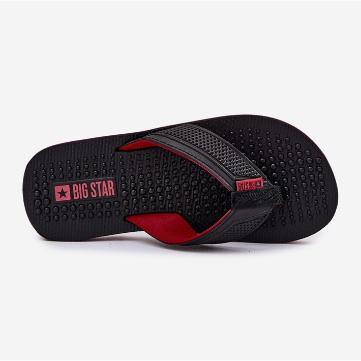 Mäns flip -flops Big Star RR174441 Svart 2