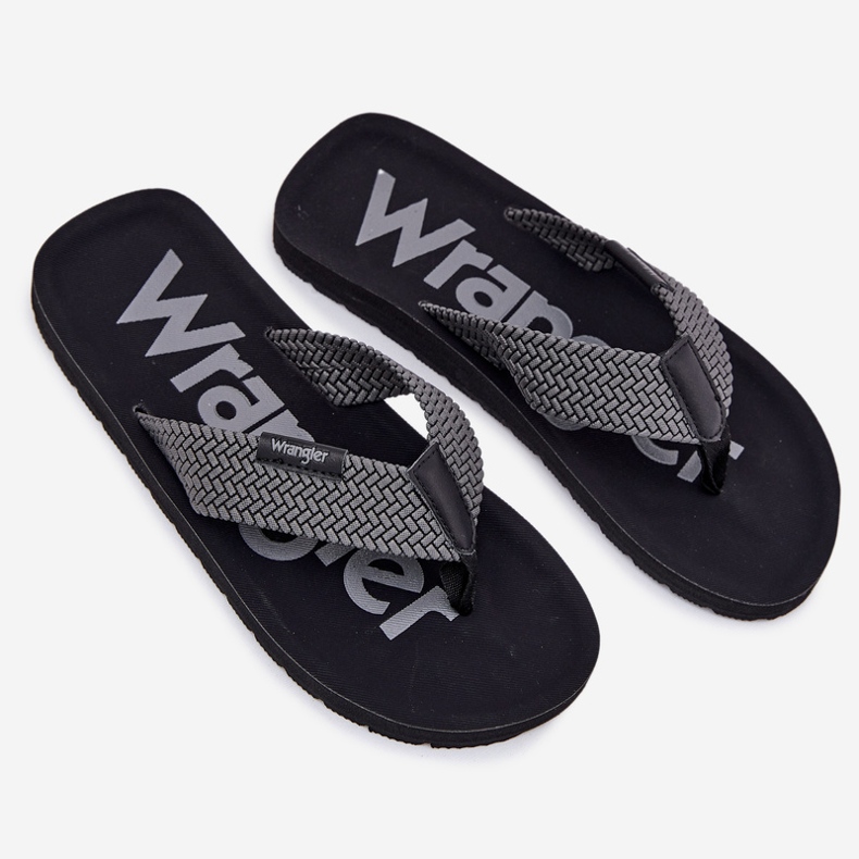Mäns flip -flops wrangler zane flipflop män låg 20251044.20251044.10e grå 1