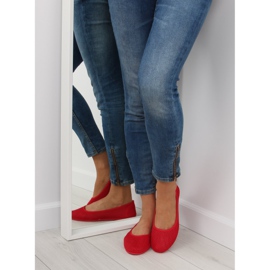 Röd mesh ballerina JX56 Röd 1