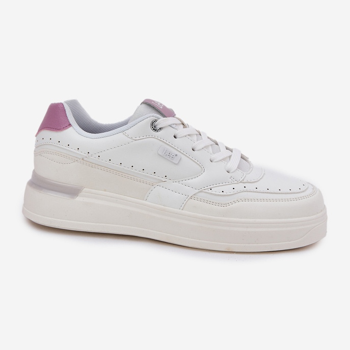 Kvinnors sneakers på Lee Emma Women Low 50251014.00L -plattformen vit 1