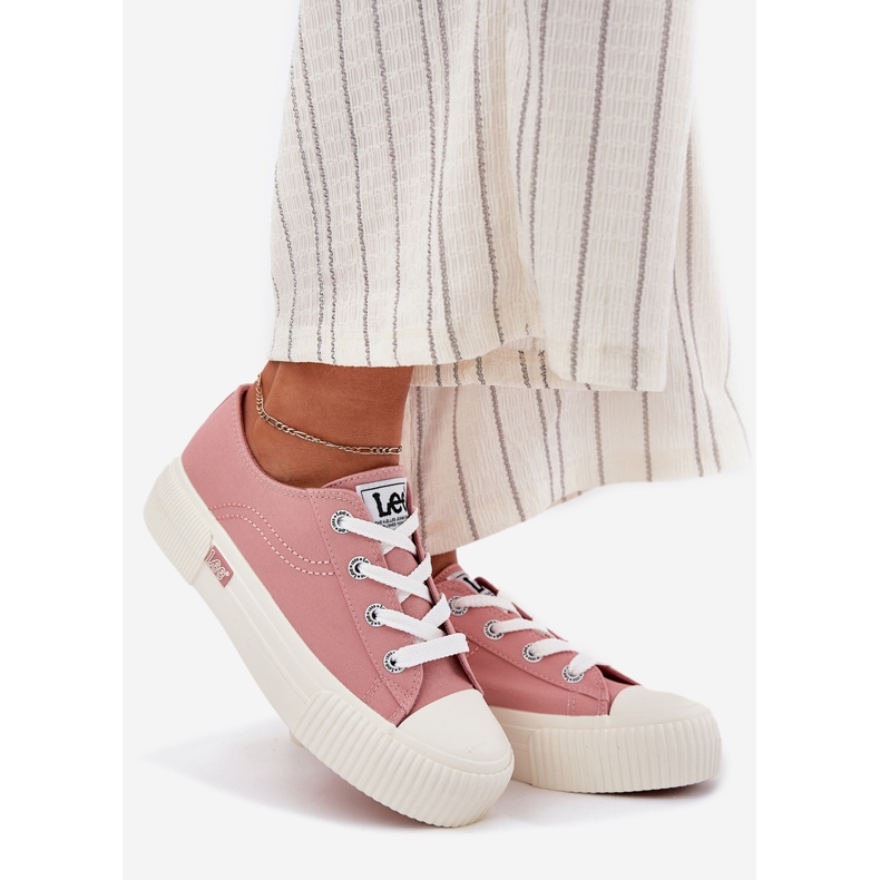 Kvinnors sneakers på plattformen Lee Isla C Women Low 50251001 Pink rosa 1
