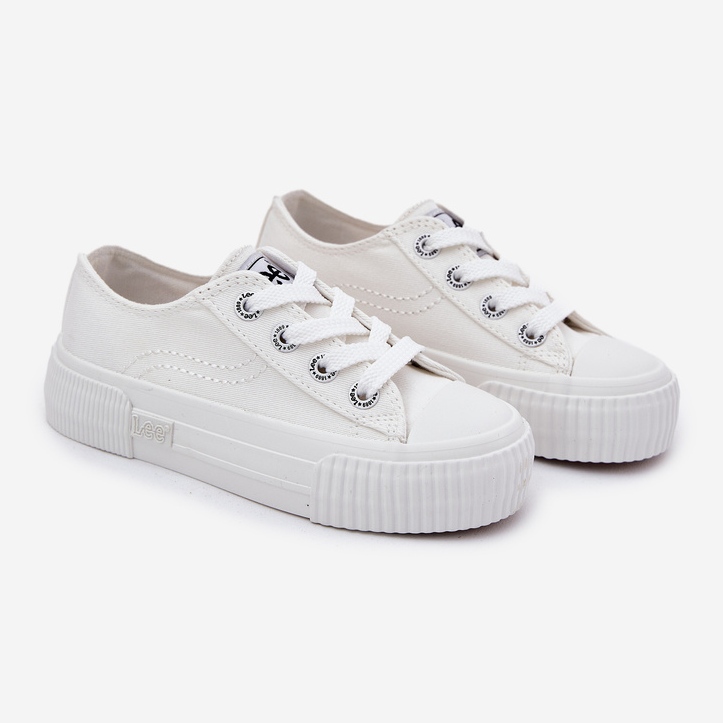 Barns ungdomsneakers Lee Isla C Låg 50251058 Vit 1