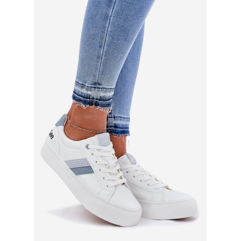 Kvinnors sneakers Lee Layla Women Low 50251003 White vit 1