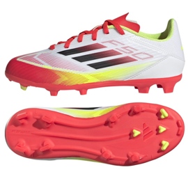 Adidas f50 liga fg/mg ie3747 skor vit 1