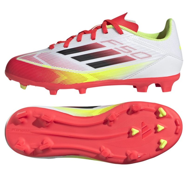 Adidas f50 liga fg/mg ie3747 skor vit 1