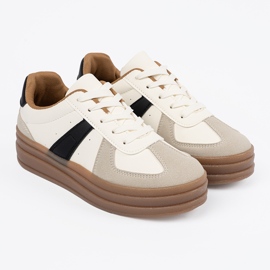 Shelvt Beige sportskor för kvinnor 3